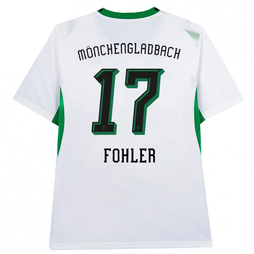 Danxen Barn Selma Fohler #17 Vit Svart Grön Hemmatröja Matchtröjor 2026/27 Tröjor T-Tröja