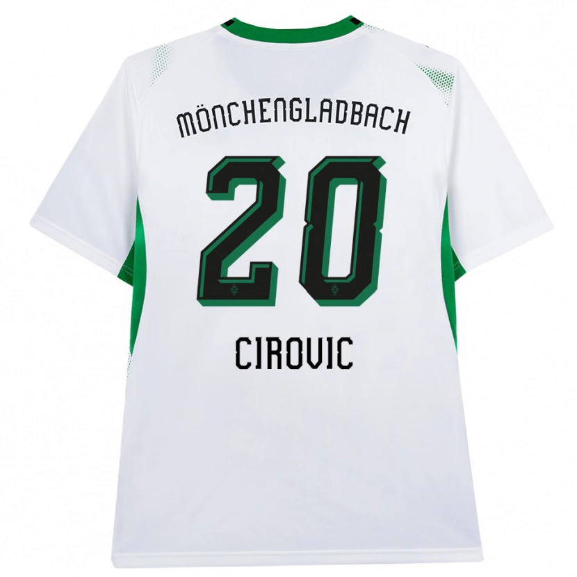 Danxen Barn Filip Cirovic #20 Vit Svart Grön Hemmatröja Matchtröjor 2026/27 Tröjor T-Tröja