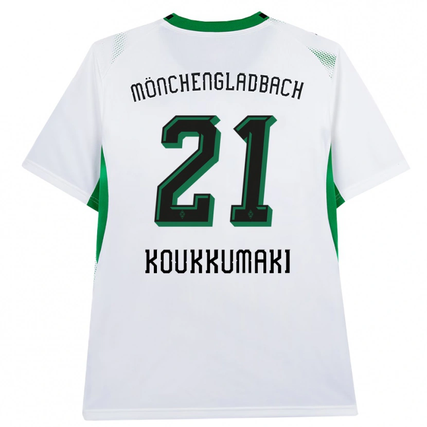 Danxen Barn Taavi Koukkumäki #21 Vit Svart Grön Hemmatröja Matchtröjor 2026/27 Tröjor T-Tröja