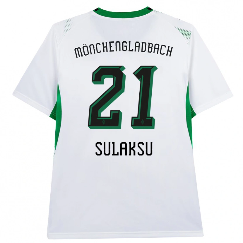 Danxen Barn Ozan Sulaksu #21 Vit Svart Grön Hemmatröja Matchtröjor 2026/27 Tröjor T-Tröja