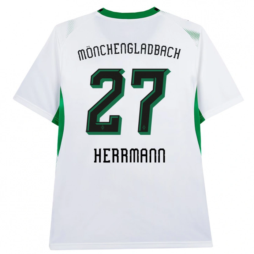 Danxen Barn Michelle Herrmann #27 Vit Svart Grön Hemmatröja Matchtröjor 2026/27 Tröjor T-Tröja