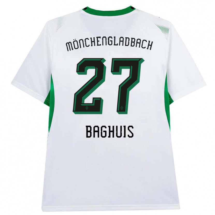 Danxen Barn Chantal Baghuis #27 Vit Svart Grön Hemmatröja Matchtröjor 2026/27 Tröjor T-Tröja