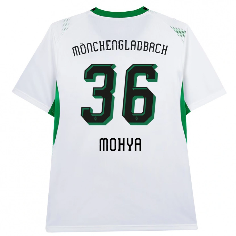Danxen Barn Wael Mohya #36 Vit Svart Grön Hemmatröja Matchtröjor 2026/27 Tröjor T-Tröja