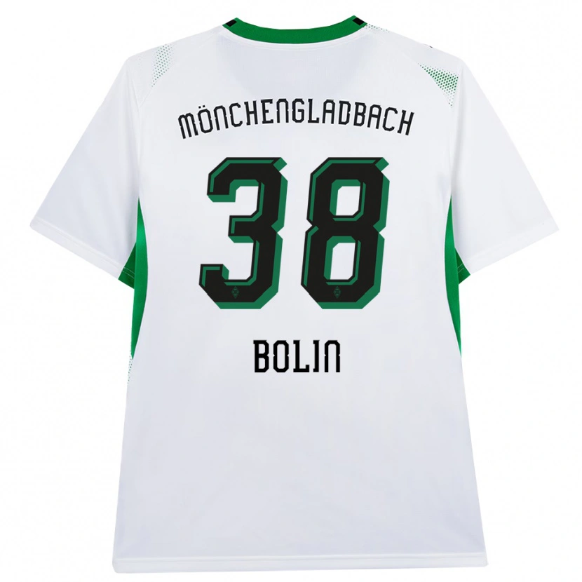 Danxen Barn Hugo Bolin #38 Vit Svart Grön Hemmatröja Matchtröjor 2026/27 Tröjor T-Tröja