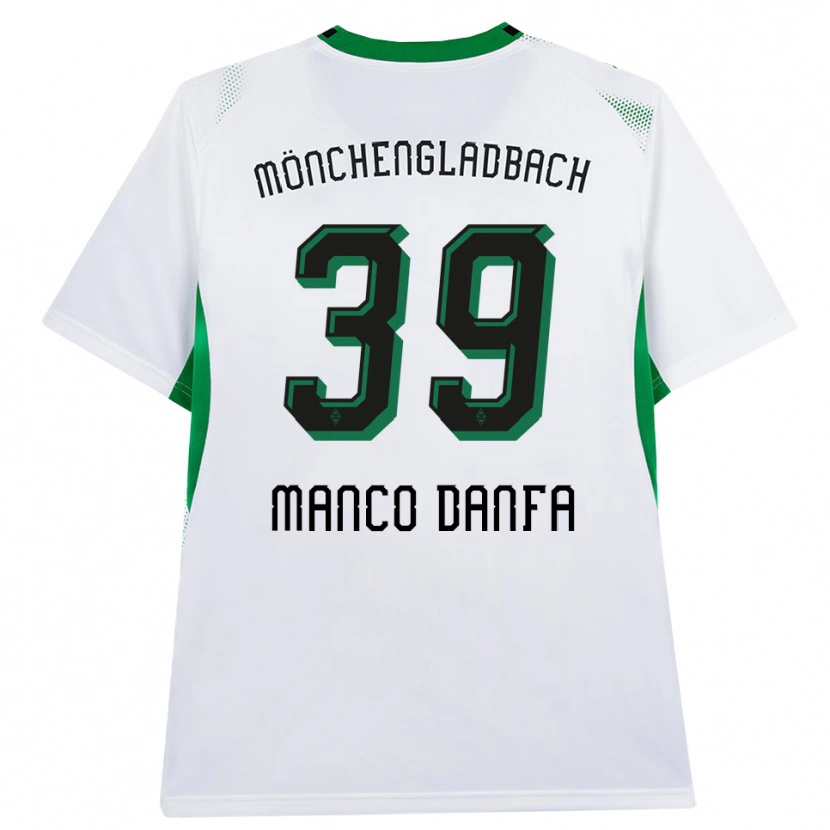 Danxen Barn Iaia Manco Danfa #39 Vit Svart Grön Hemmatröja Matchtröjor 2026/27 Tröjor T-Tröja