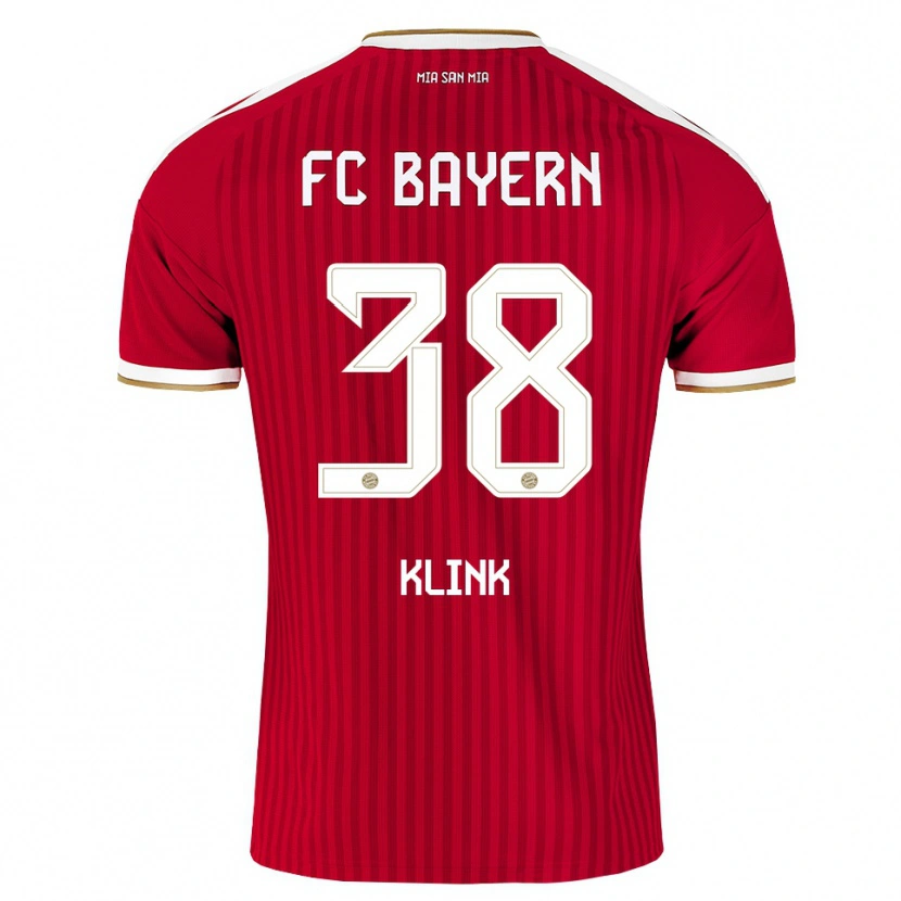 Danxen Barn Anna Klink #38 Röd Vit Blå Hemmatröja Matchtröjor 2026/27 Tröjor T-Tröja