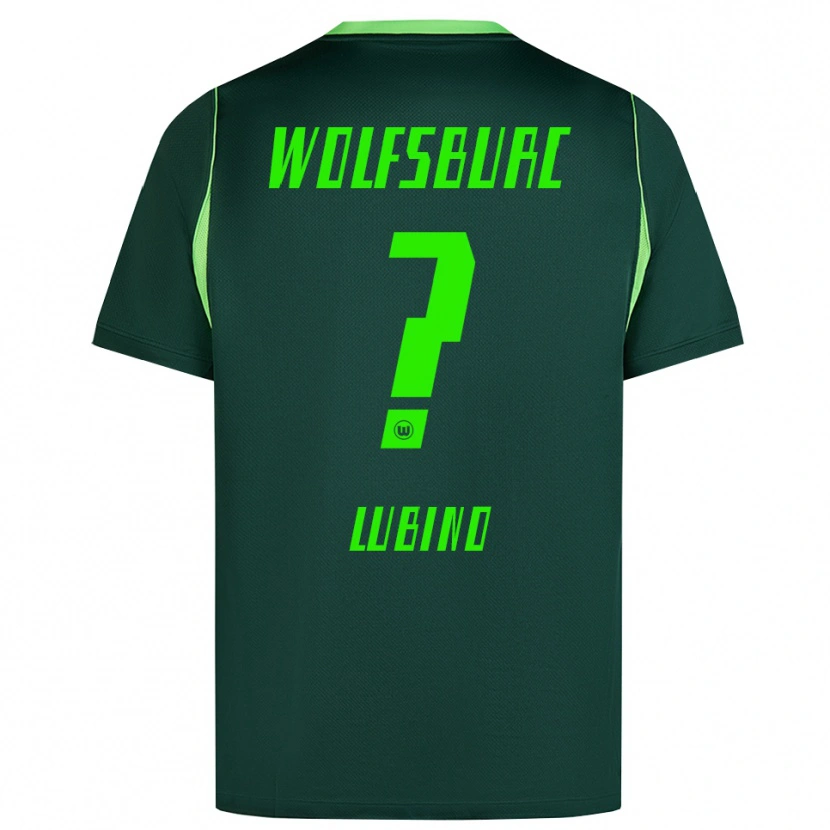 Danxen Barn Francesco Lubino #0 Mörkgrön Vit Hemmatröja Matchtröjor 2026/27 Tröjor T-Tröja