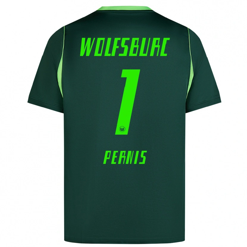 Danxen Barn Dusan Pernis #1 Mörkgrön Vit Hemmatröja Matchtröjor 2026/27 Tröjor T-Tröja