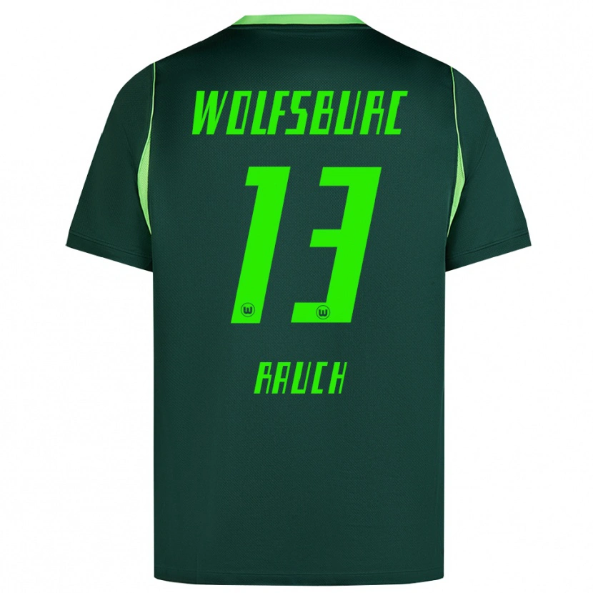 Danxen Barn Felicitas Rauch #13 Mörkgrön Vit Hemmatröja Matchtröjor 2026/27 Tröjor T-Tröja