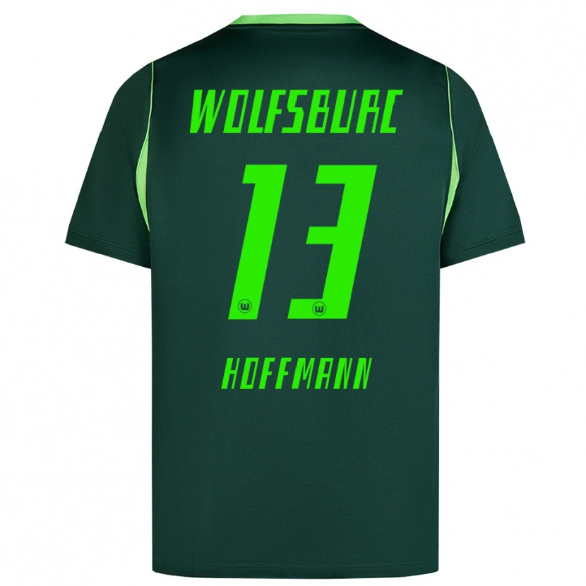 Danxen Barn Nils Hoffmann #13 Mörkgrön Vit Hemmatröja Matchtröjor 2026/27 Tröjor T-Tröja