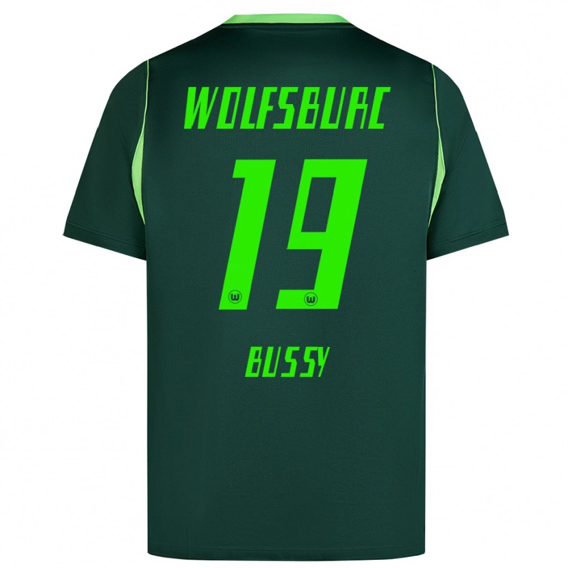 Danxen Barn Kessya Bussy #19 Mörkgrön Vit Hemmatröja Matchtröjor 2026/27 Tröjor T-Tröja