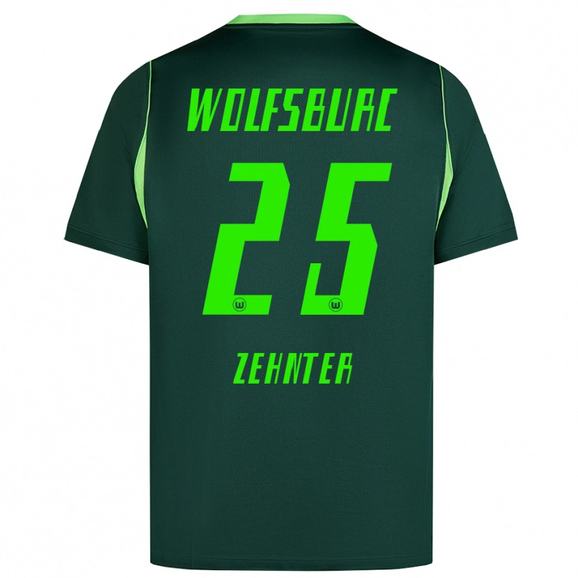 Danxen Barn Aaron Zehnter #25 Mörkgrön Vit Hemmatröja Matchtröjor 2026/27 Tröjor T-Tröja