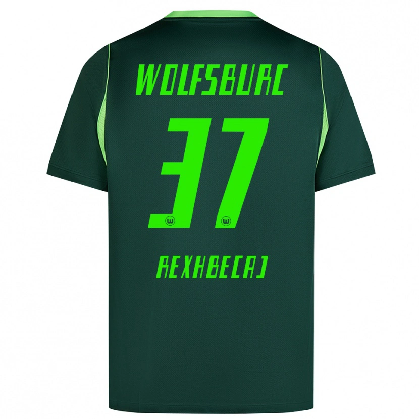 Danxen Barn Elvis Rexhbecaj #37 Mörkgrön Vit Hemmatröja Matchtröjor 2026/27 Tröjor T-Tröja