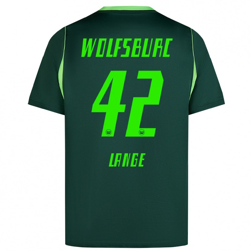 Danxen Barn Felix Lange #42 Mörkgrön Vit Hemmatröja Matchtröjor 2026/27 Tröjor T-Tröja