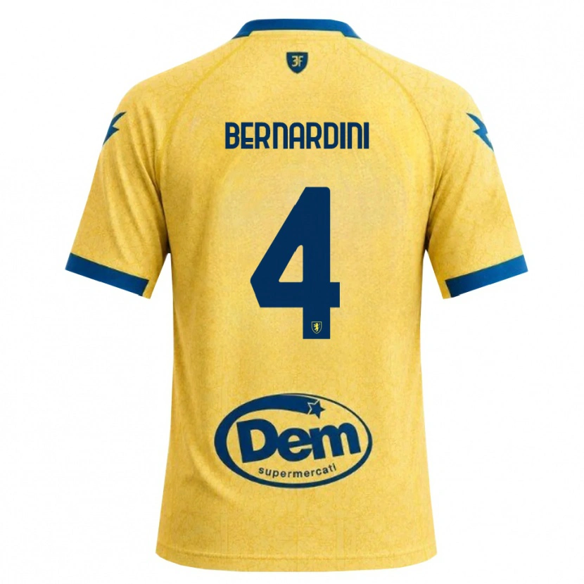 Danxen Barn Daniele Bernardini #4 Khakisvart Blå Hemmatröja Matchtröjor 2026/27 Tröjor T-Tröja