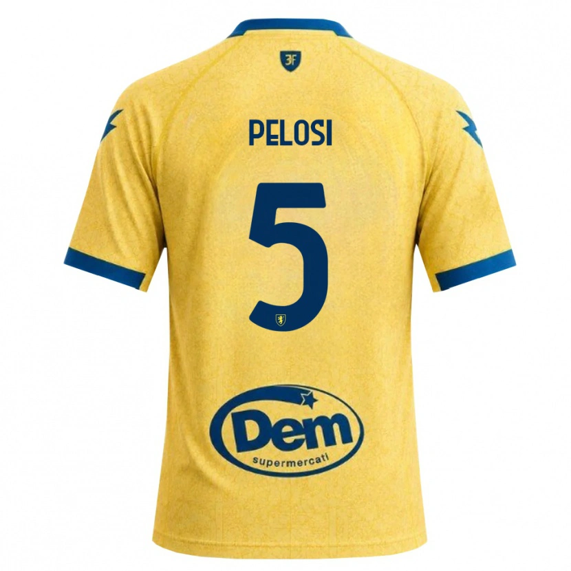 Danxen Barn Dario Pelosi #5 Khakisvart Blå Hemmatröja Matchtröjor 2026/27 Tröjor T-Tröja