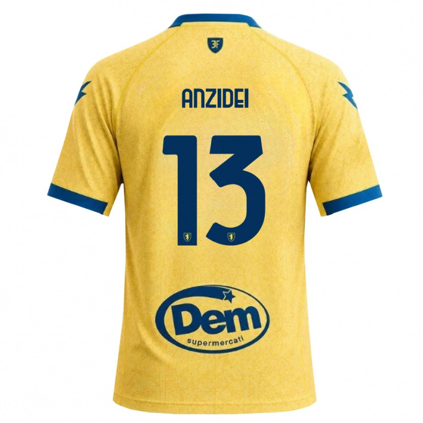 Danxen Barn Massimo Anzidei #13 Khakisvart Blå Hemmatröja Matchtröjor 2026/27 Tröjor T-Tröja