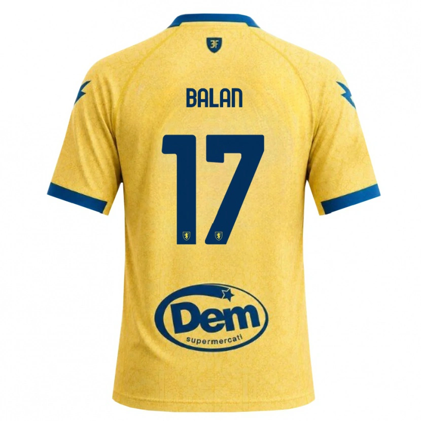 Danxen Barn Raul Balan #17 Khakisvart Blå Hemmatröja Matchtröjor 2026/27 Tröjor T-Tröja
