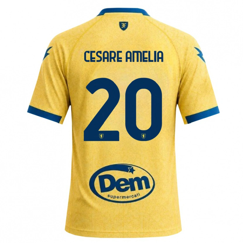 Danxen Barn Giulio Cesare Amelia #20 Khakisvart Blå Hemmatröja Matchtröjor 2026/27 Tröjor T-Tröja