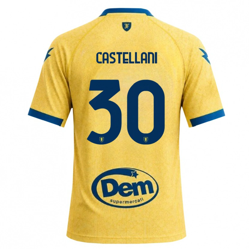 Danxen Barn Andrea Castellani #30 Khakisvart Blå Hemmatröja Matchtröjor 2026/27 Tröjor T-Tröja