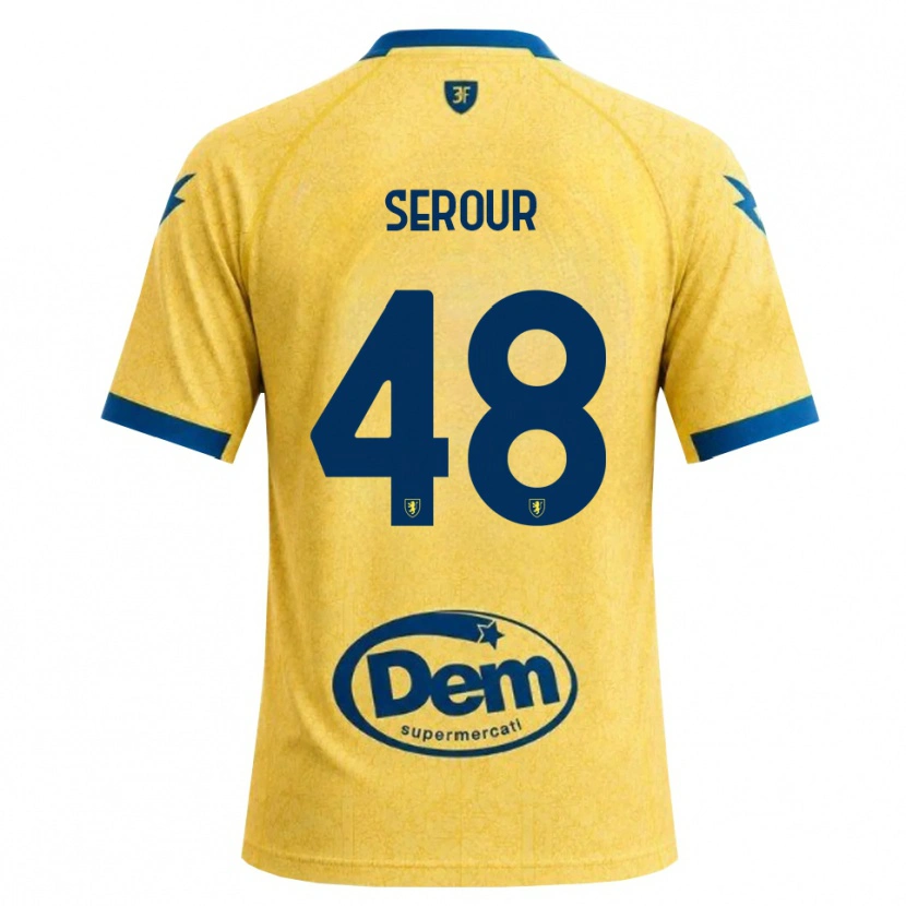 Danxen Barn Mohamed Serour #48 Khakisvart Blå Hemmatröja Matchtröjor 2026/27 Tröjor T-Tröja