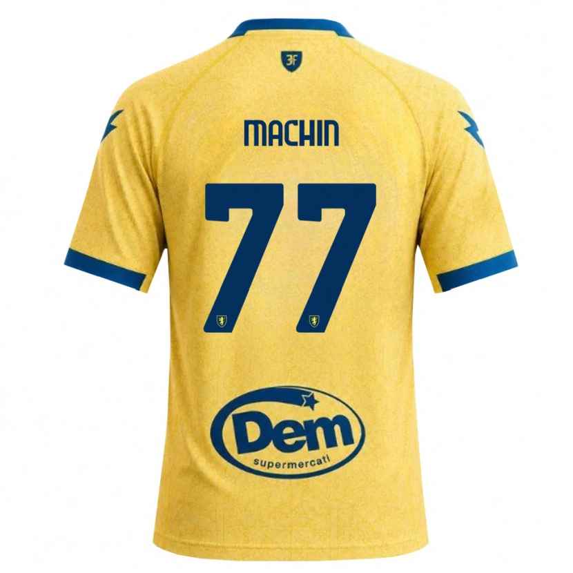 Danxen Barn José Machín #77 Khakisvart Blå Hemmatröja Matchtröjor 2026/27 Tröjor T-Tröja