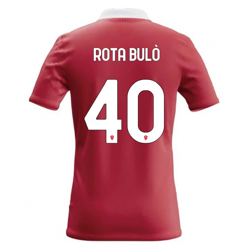 Danxen Barn Pietro Rota Bulò #40 Röd Vit Hemmatröja Matchtröjor 2026/27 Tröjor T-Tröja