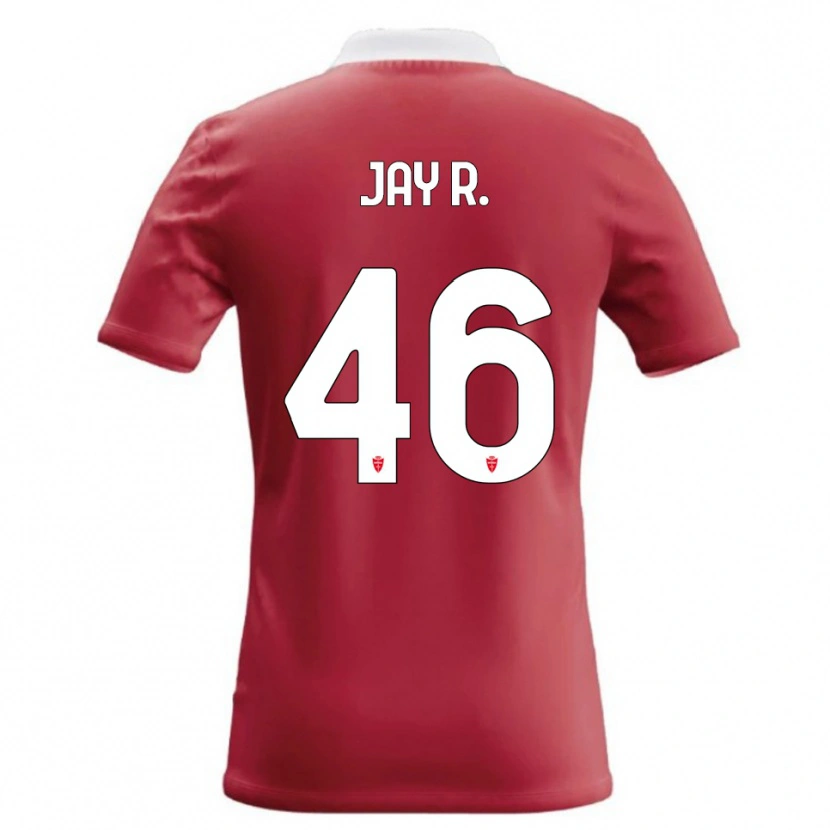 Danxen Barn Jay Robinson #46 Röd Vit Hemmatröja Matchtröjor 2026/27 Tröjor T-Tröja