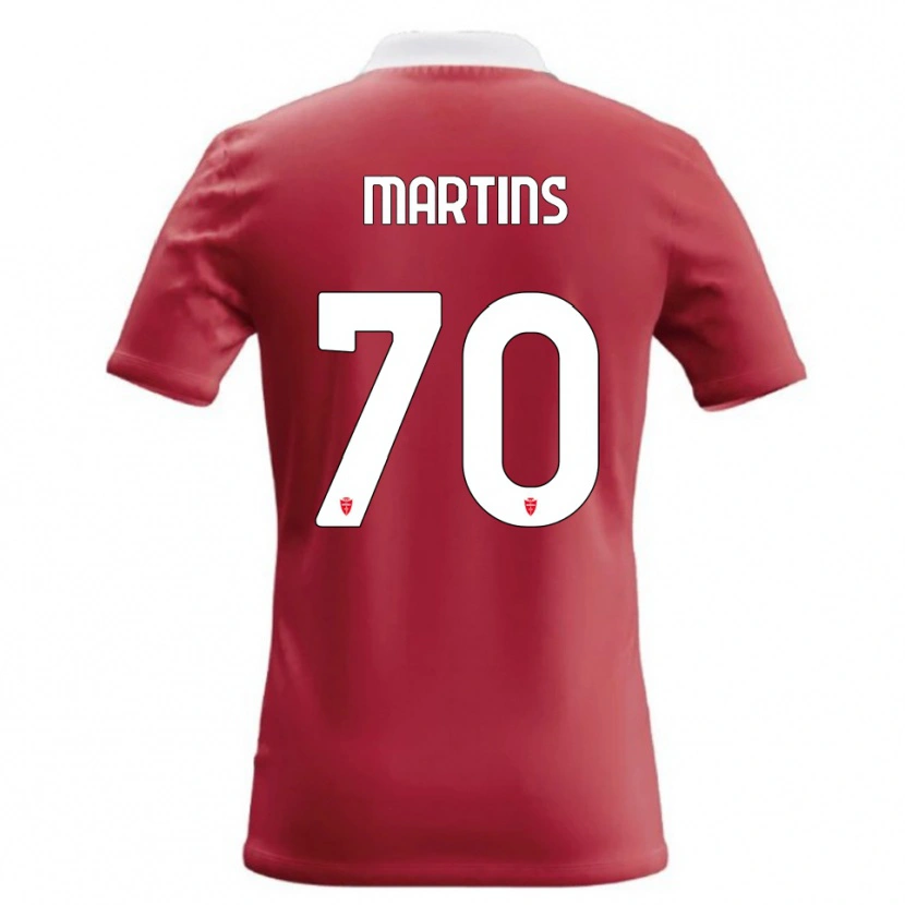 Danxen Barn Kevin Martins #70 Röd Vit Hemmatröja Matchtröjor 2026/27 Tröjor T-Tröja