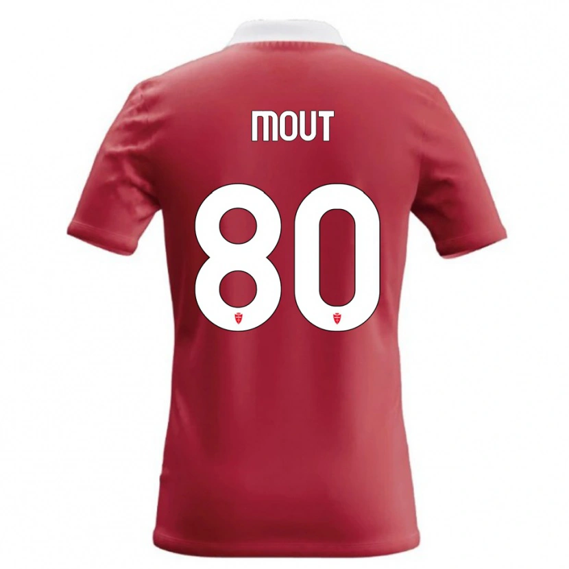 Danxen Barn Mathis Mout #80 Röd Vit Hemmatröja Matchtröjor 2026/27 Tröjor T-Tröja