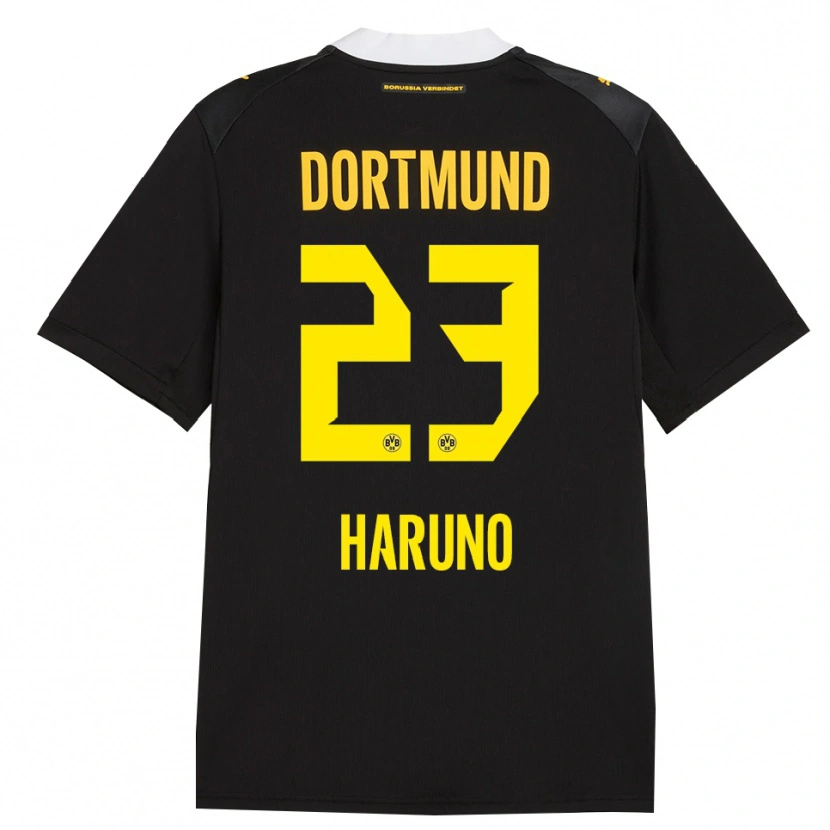 Danxen Barn Sasaki Haruno #23 Svart Röd Gul Bortatröja Matchtröjor 2026/27 Tröjor T-Tröja