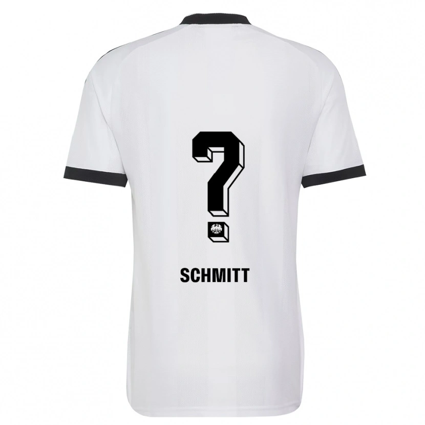 Danxen Barn Jonathan Schmitt #0 Svart Vit Bortatröja Matchtröjor 2026/27 Tröjor T-Tröja