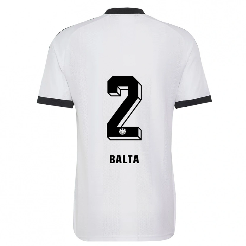 Danxen Barn Sahin Balta #2 Svart Vit Bortatröja Matchtröjor 2026/27 Tröjor T-Tröja