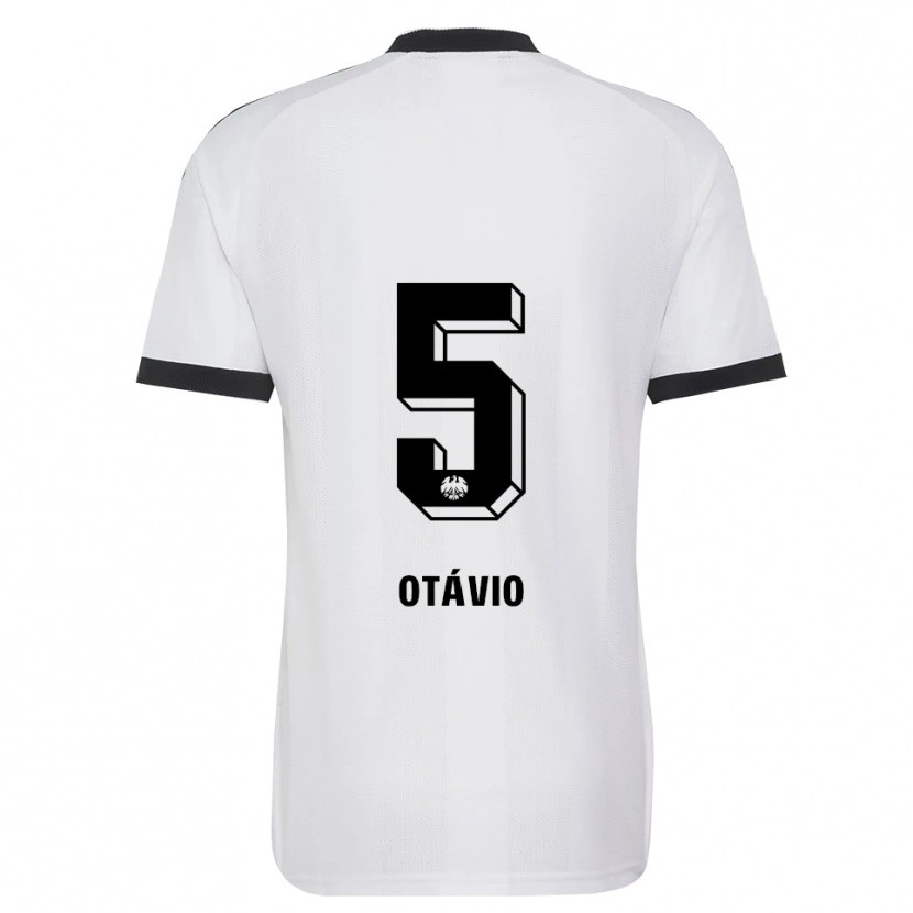 Danxen Barn Otávio Manoel Galdino Fernandes #5 Svart Vit Bortatröja Matchtröjor 2026/27 Tröjor T-Tröja