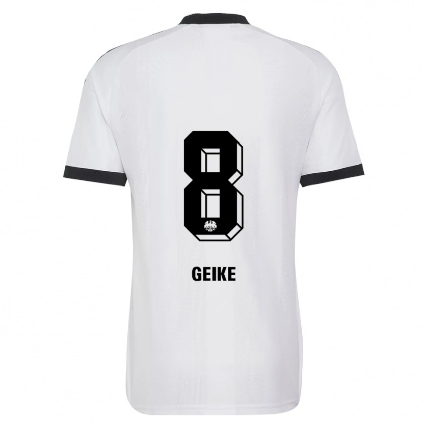 Danxen Barn Jonah Geike #8 Svart Vit Bortatröja Matchtröjor 2026/27 Tröjor T-Tröja