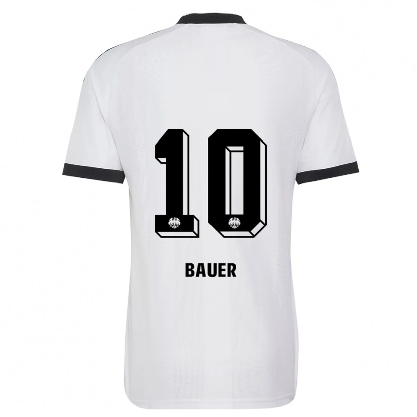 Danxen Barn Jonas Bauer #10 Svart Vit Bortatröja Matchtröjor 2026/27 Tröjor T-Tröja