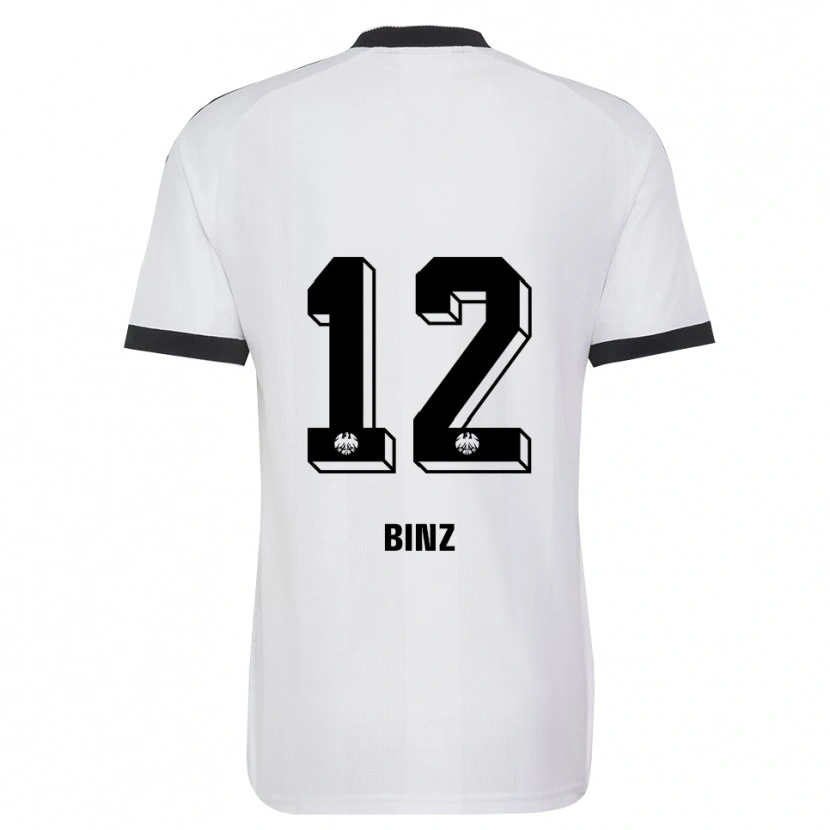 Danxen Barn Sam Binz #12 Svart Vit Bortatröja Matchtröjor 2026/27 Tröjor T-Tröja