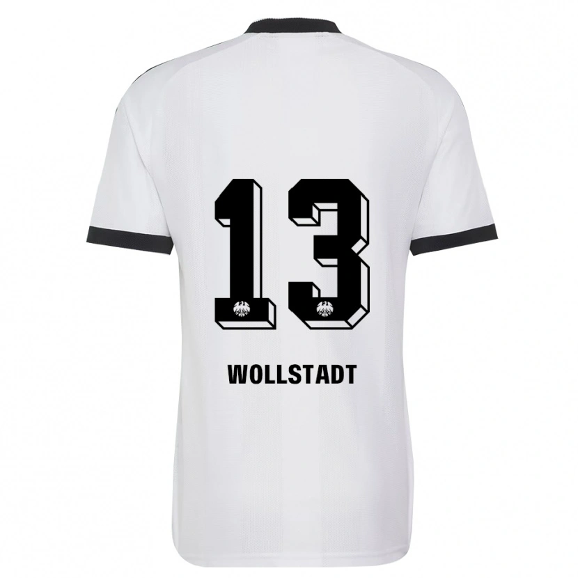 Danxen Barn Fabio Wollstadt #13 Svart Vit Bortatröja Matchtröjor 2026/27 Tröjor T-Tröja