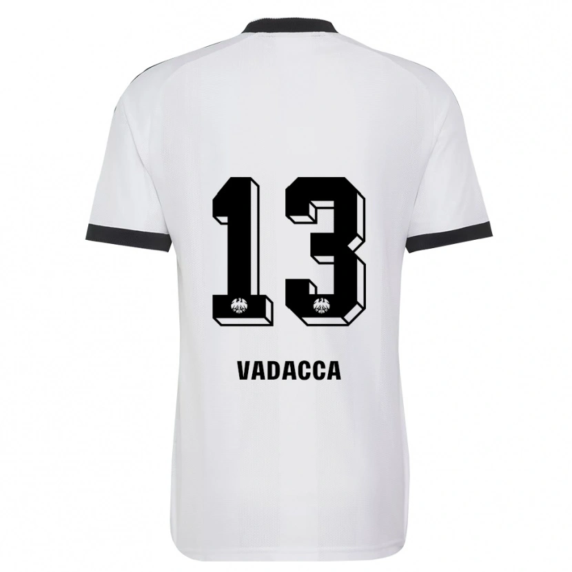 Danxen Barn Gianni Vadacca #13 Svart Vit Bortatröja Matchtröjor 2026/27 Tröjor T-Tröja