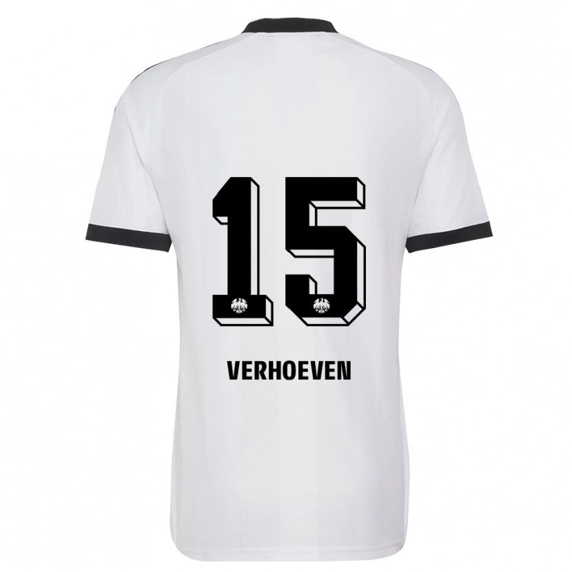 Danxen Barn Raphael Verhoeven #15 Svart Vit Bortatröja Matchtröjor 2026/27 Tröjor T-Tröja
