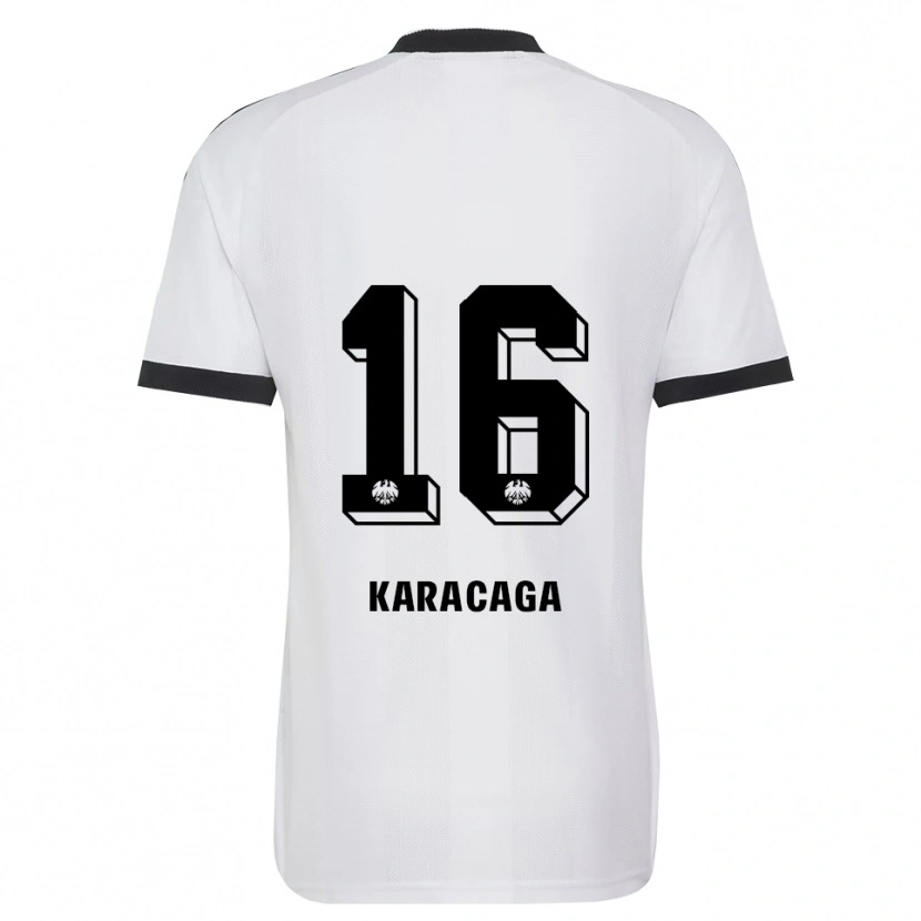 Danxen Barn Tom Karacaga #16 Svart Vit Bortatröja Matchtröjor 2026/27 Tröjor T-Tröja