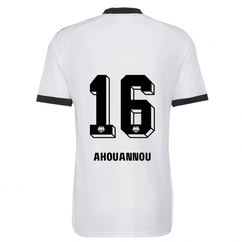 Danxen Barn Yannis Ahouannou #16 Svart Vit Bortatröja Matchtröjor 2026/27 Tröjor T-Tröja
