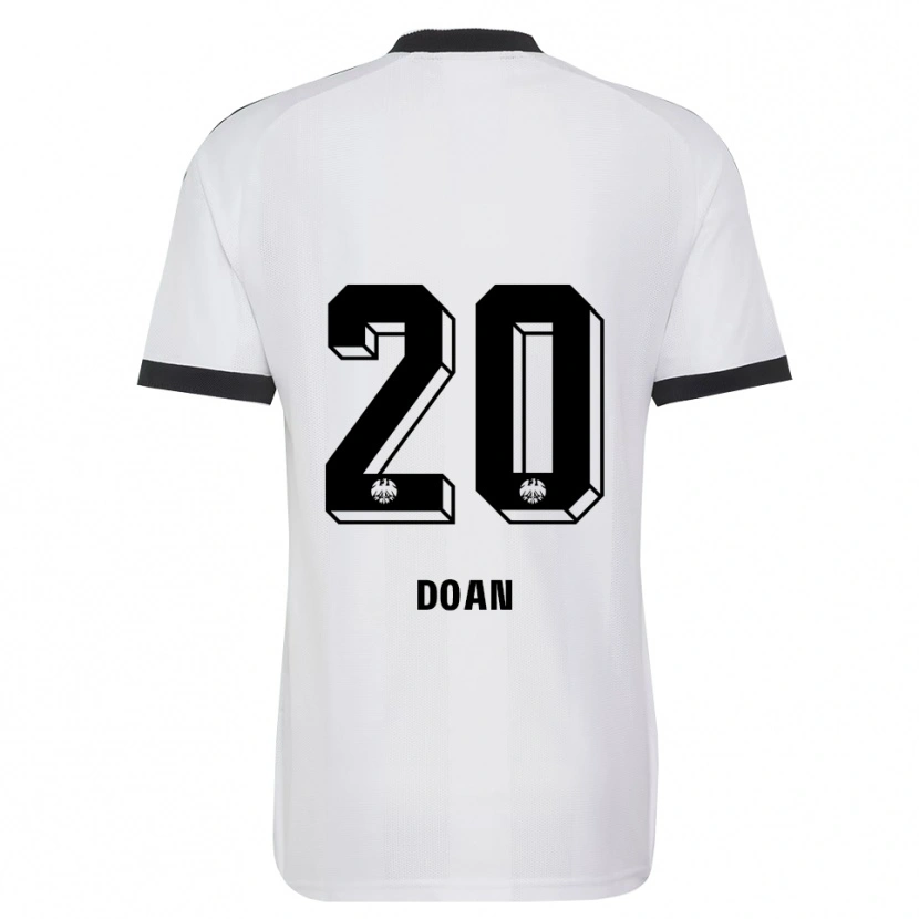 Danxen Barn Ritsu Doan #20 Svart Vit Bortatröja Matchtröjor 2026/27 Tröjor T-Tröja