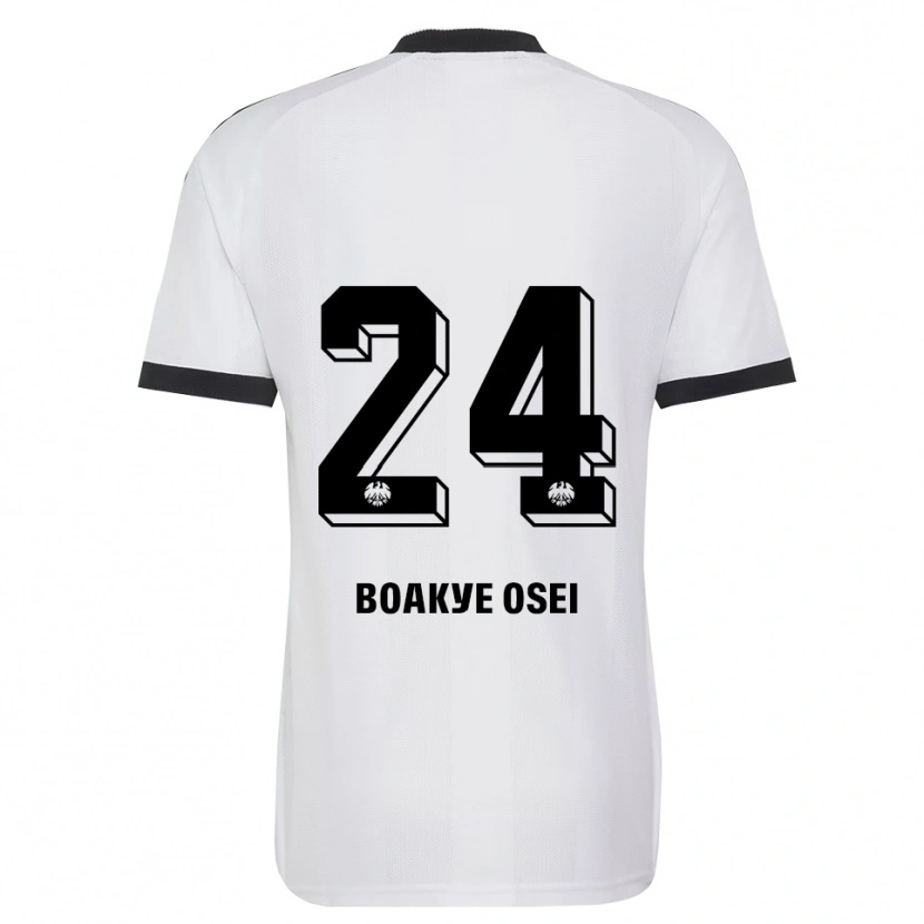 Danxen Barn Derek Boakye Osei #24 Svart Vit Bortatröja Matchtröjor 2026/27 Tröjor T-Tröja