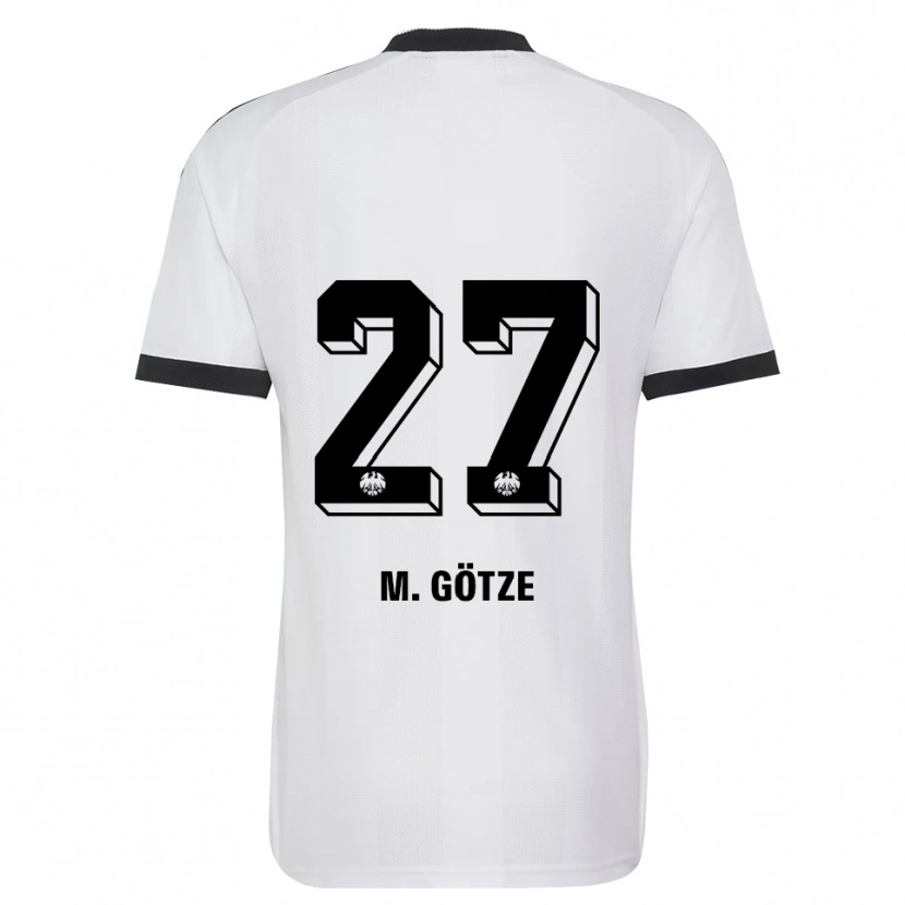 Danxen Barn Mario Götze #27 Svart Vit Bortatröja Matchtröjor 2026/27 Tröjor T-Tröja