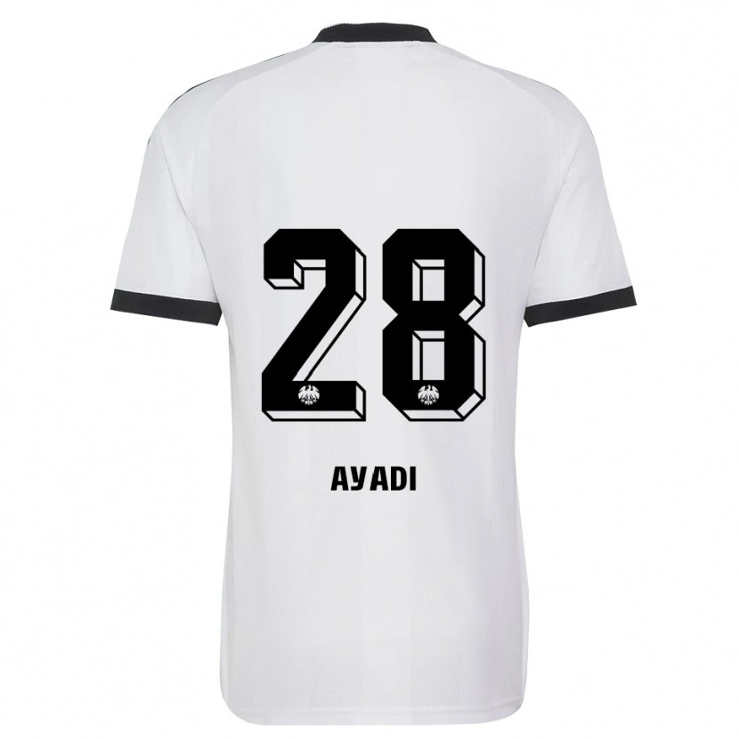 Danxen Barn Akram Ayadi #28 Svart Vit Bortatröja Matchtröjor 2026/27 Tröjor T-Tröja