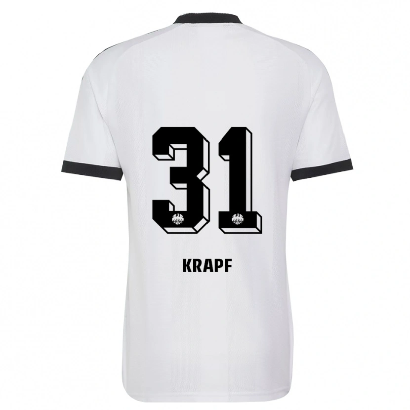 Danxen Barn Maximilian Krapf #31 Svart Vit Bortatröja Matchtröjor 2026/27 Tröjor T-Tröja