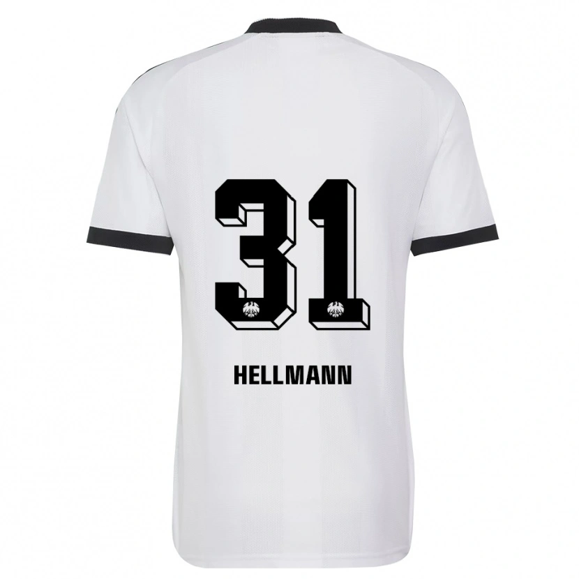 Danxen Barn Melvin Hellmann #31 Svart Vit Bortatröja Matchtröjor 2026/27 Tröjor T-Tröja