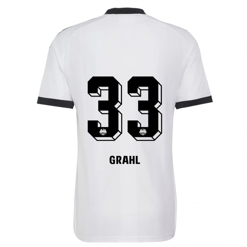 Danxen Barn Jens Grahl #33 Svart Vit Bortatröja Matchtröjor 2026/27 Tröjor T-Tröja