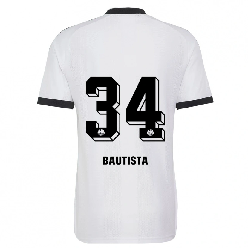Danxen Barn Davis Bautista #34 Svart Vit Bortatröja Matchtröjor 2026/27 Tröjor T-Tröja